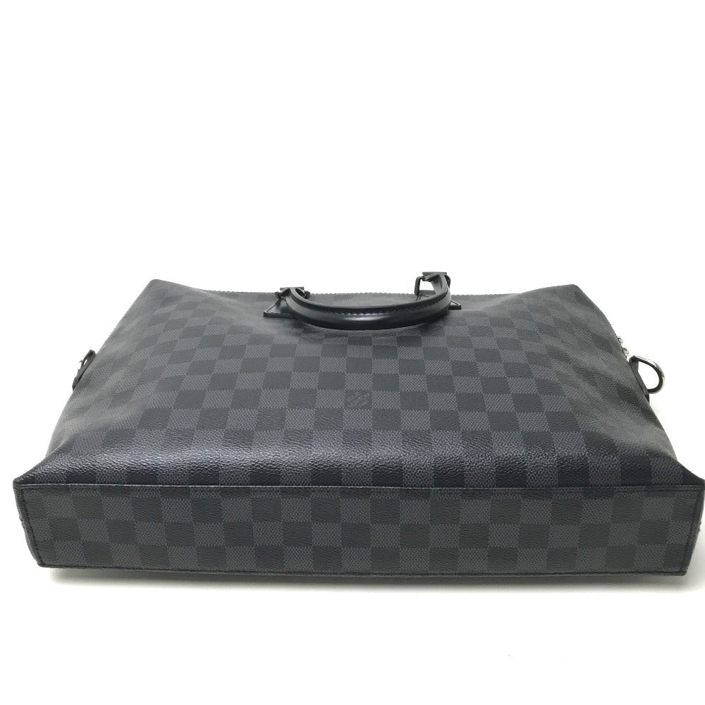 LOUIS VUITTON Business bag N48224 Damier Grafitto Canvas black Damier Graphite Porto Documan Jules