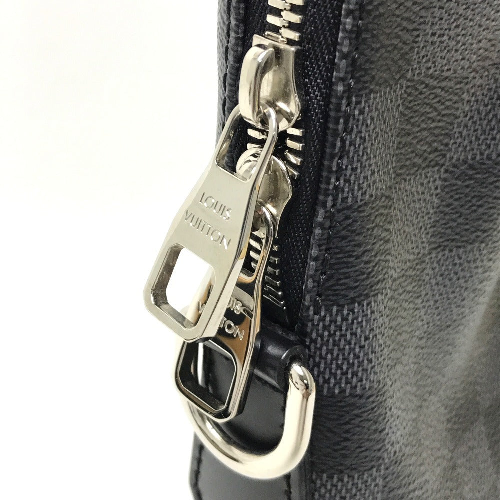 LOUIS VUITTON Business bag N48224 Damier Grafitto Canvas black Damier Graphite Porto Documan Jules