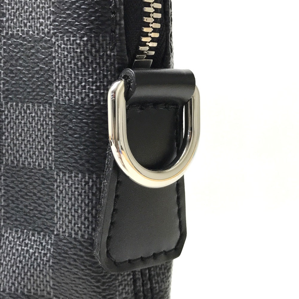 LOUIS VUITTON Business bag N48224 Damier Grafitto Canvas black Damier Graphite Porto Documan Jules
