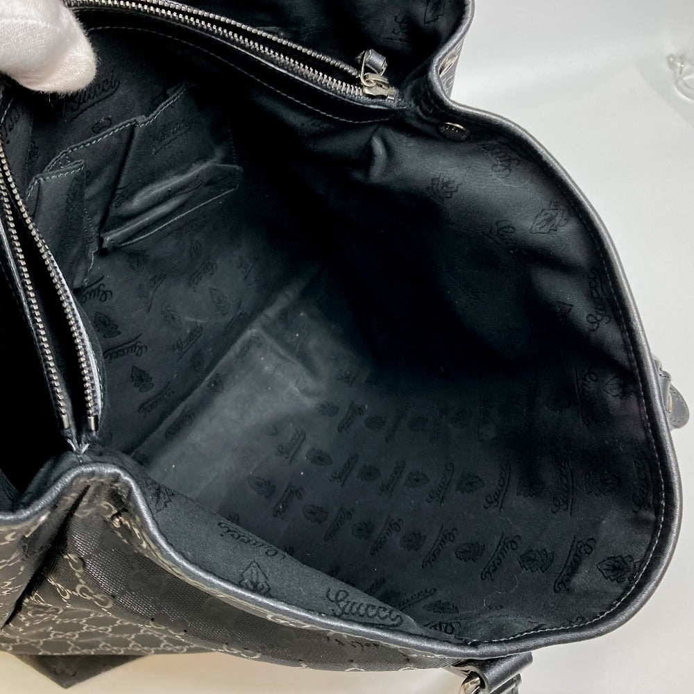 GUCCI Tote Bag 223668 GG implementation black GG implementation mens Used