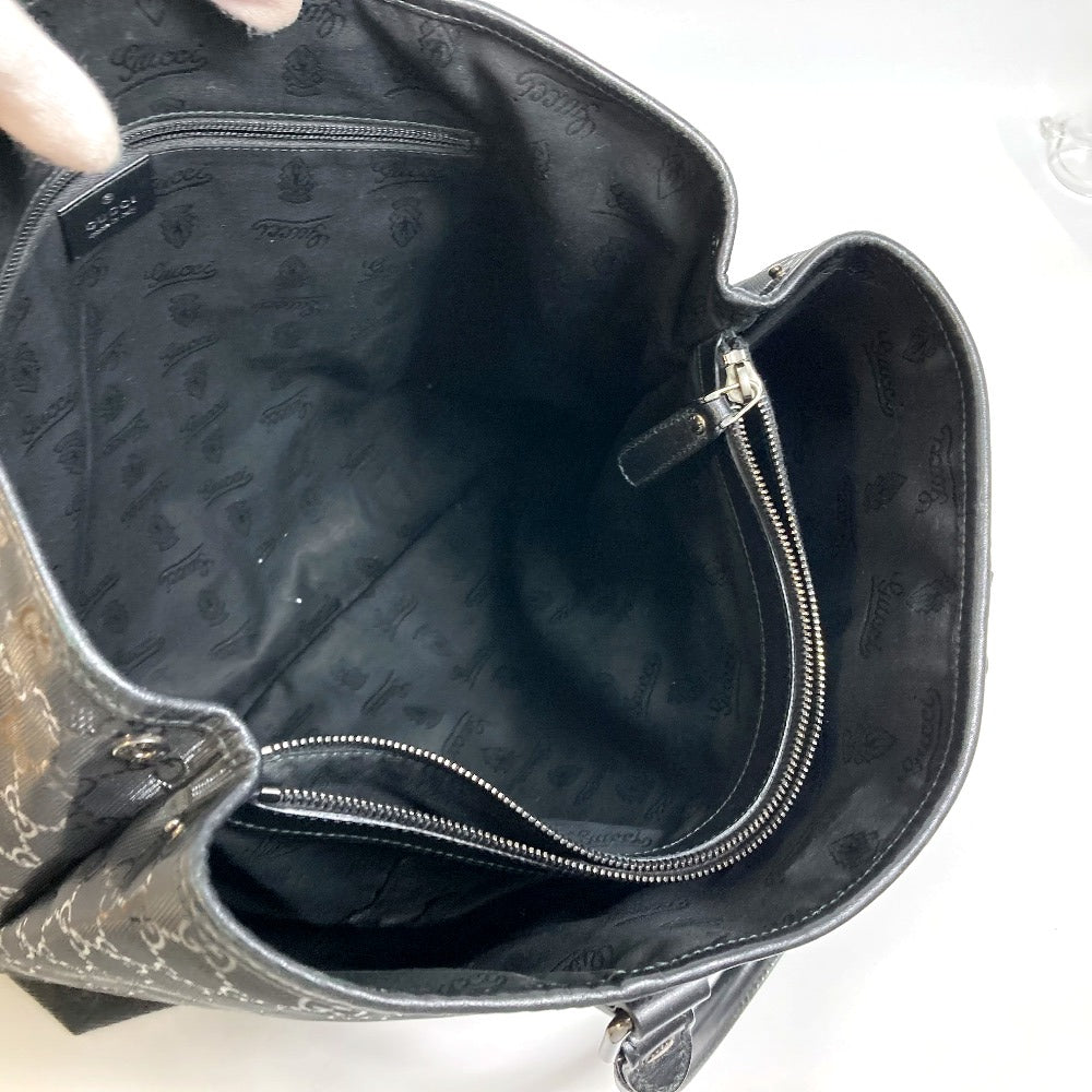 GUCCI Tote Bag 223668 GG implementation black GG implementation mens Used