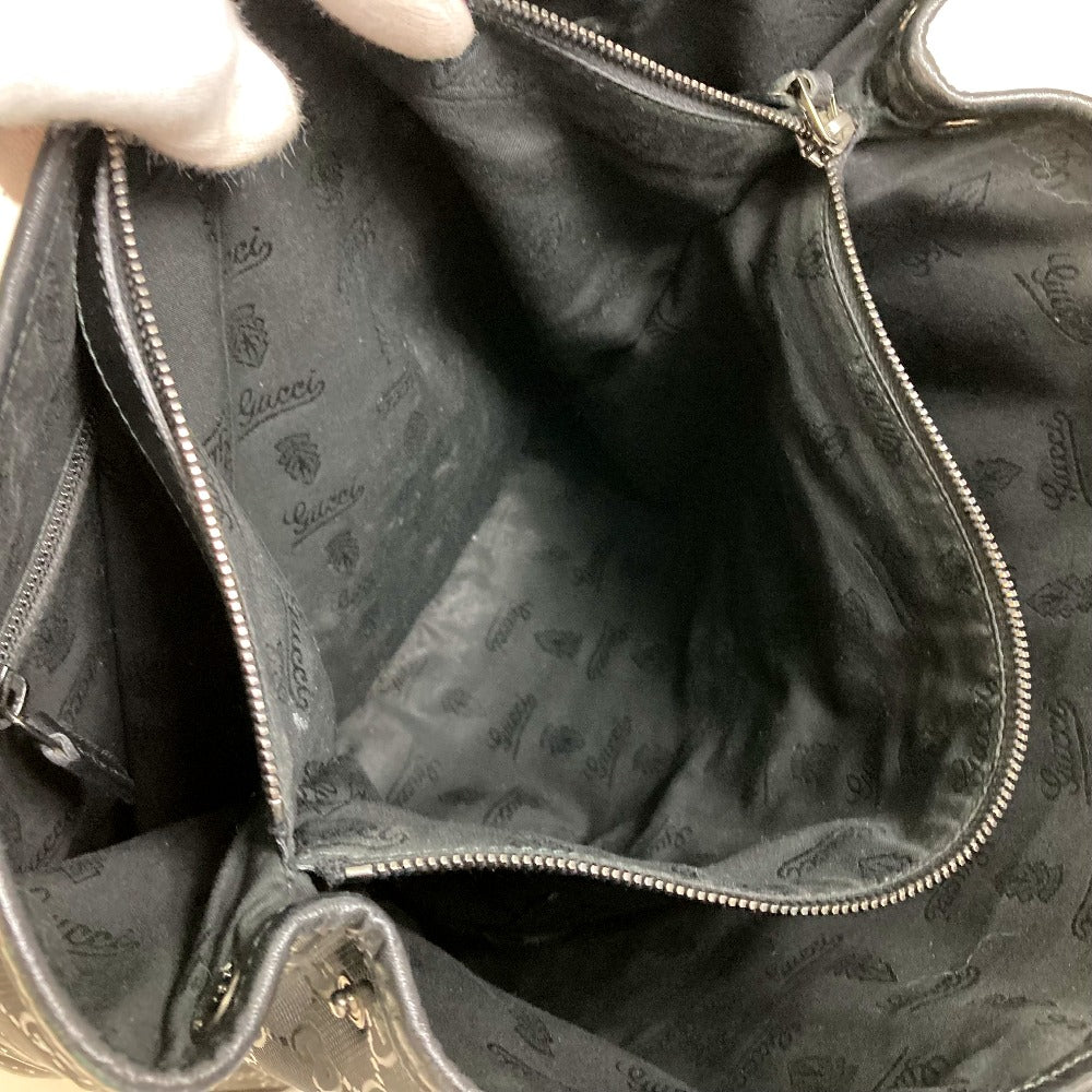 GUCCI Tote Bag 223668 GG implementation black GG implementation mens Used