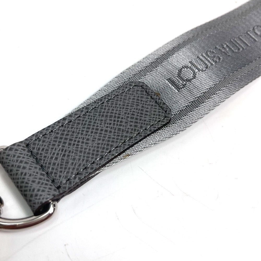 LOUIS VUITTON Briefcase M32641 Taiga Leather gray Taiga Vasili PM mens Used