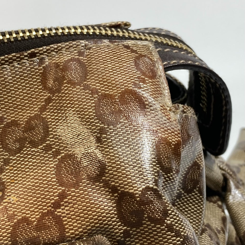 GUCCI Handbag 197021  PVC beige Crystal GG Histeria Women Used