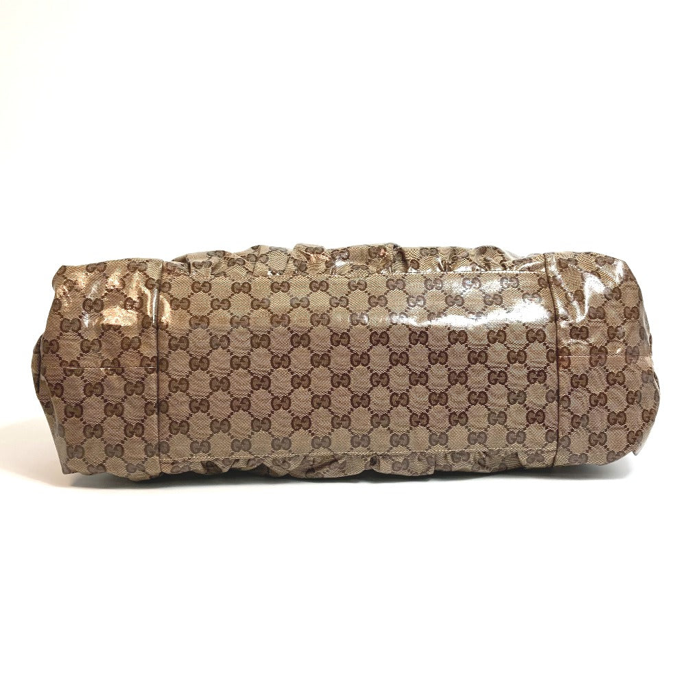 GUCCI Handbag 197021  PVC beige Crystal GG Histeria Women Used