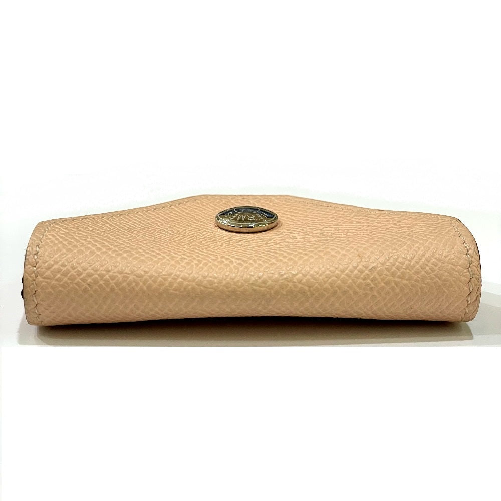 HERMES Coin case Epsom pink Revan Cattle Women Used