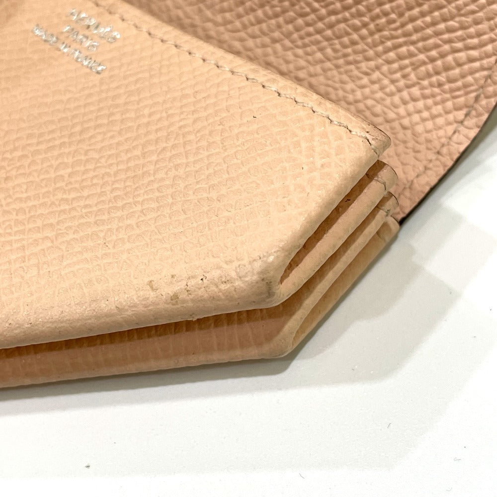 HERMES Coin case Epsom pink Revan Cattle Women Used