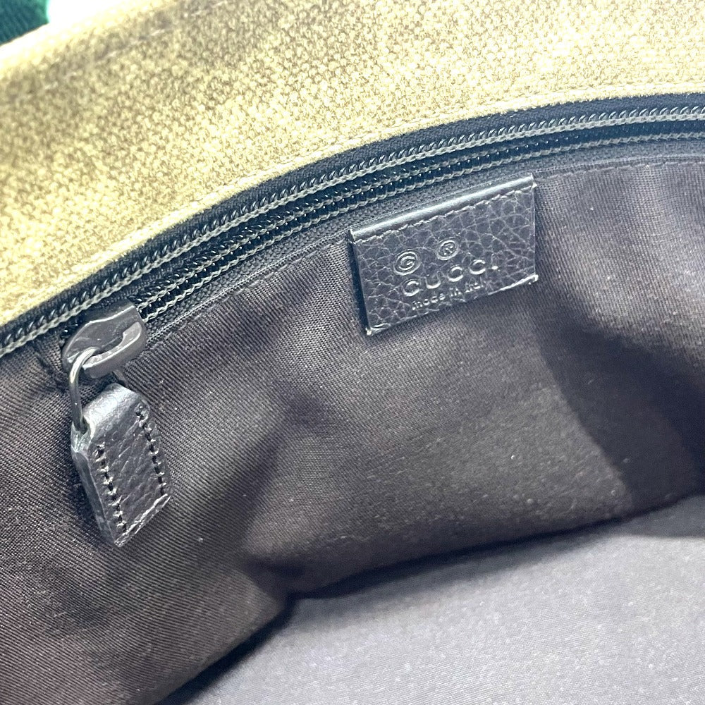 GUCCI Tote Bag 374433 GG canvas beige GG Sherry line Women Used