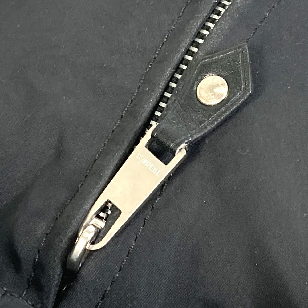HERMES Handbag Nylon / leather black Akapu Luco MM Tote Bag
