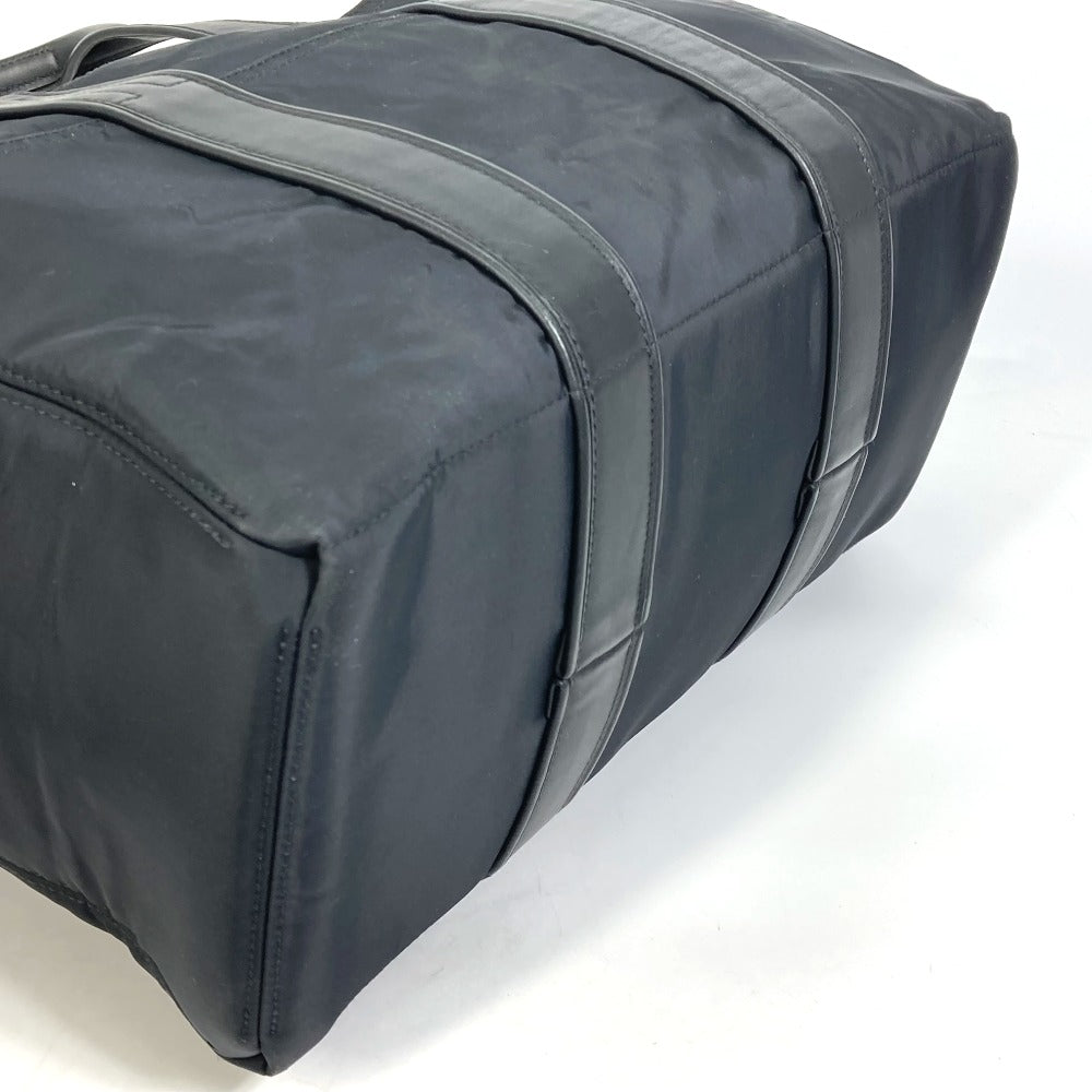 HERMES Handbag Nylon / leather black Akapu Luco MM Tote Bag