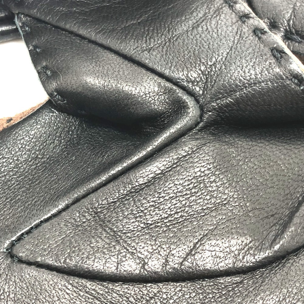 HERMES gloves leather Brown H logo Glove 7