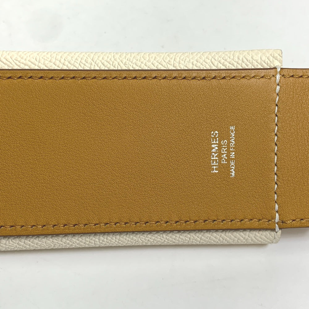 HERMES Shoulder strap Swift, Epsom beige bandouliere Bag strap Women Used