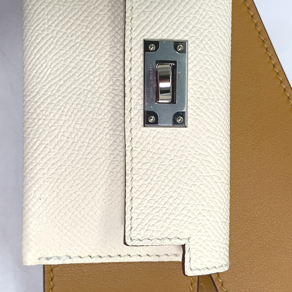 HERMES Shoulder strap Swift, Epsom beige bandouliere Bag strap Women Used