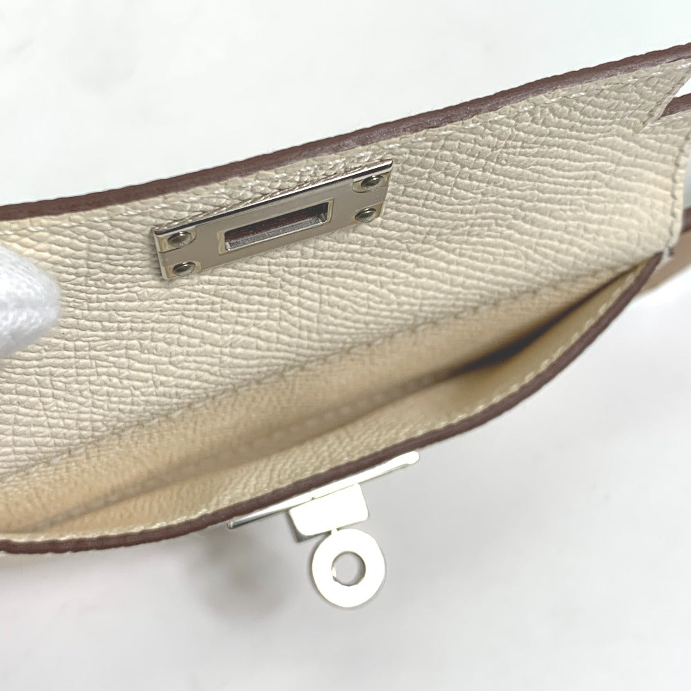 HERMES Shoulder strap Swift, Epsom beige bandouliere Bag strap Women Used