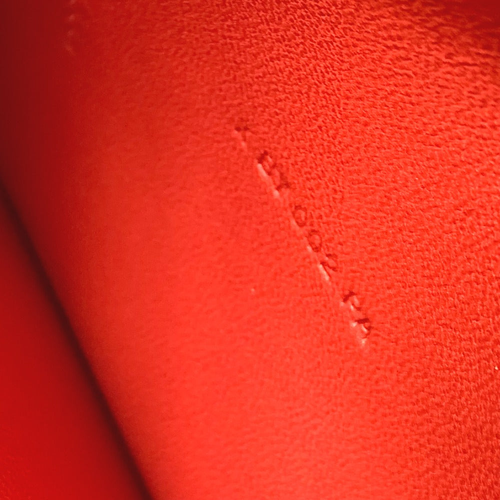 HERMES Long Wallet Purse Togo Red type Dogon GM Wallet Women Used