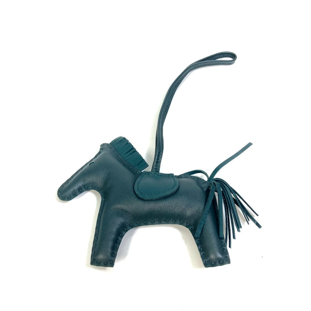 HERMES Bag charm Anyo Miro green horse horse cheval Rodeo MM So Green One Color
