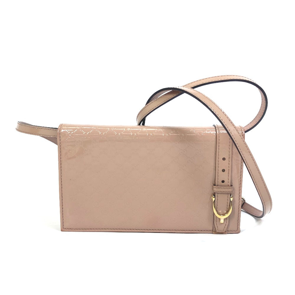 GUCCI Shoulder Bag 354086 enamel beige GG/Crossbody Gucci Nice/2WAY Women Used