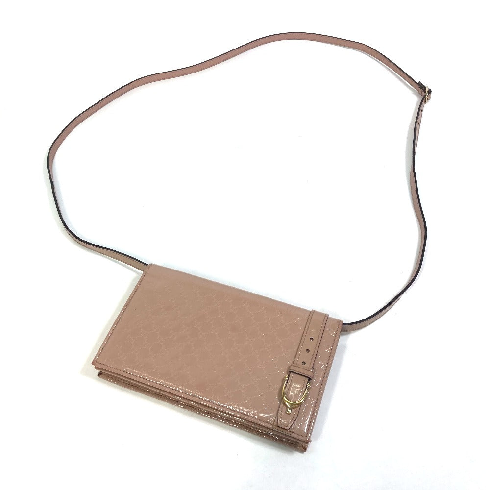 GUCCI Shoulder Bag 354086 enamel beige GG/Crossbody Gucci Nice/2WAY Women Used