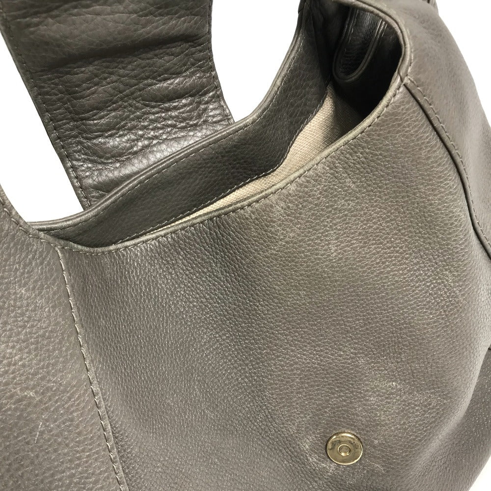 GUCCI Tote Bag 268747 leather Brown D-shaped ring Women Used