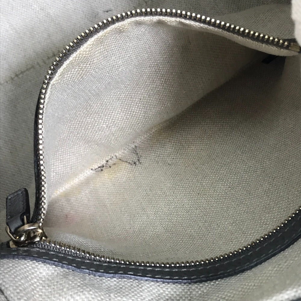 GUCCI Tote Bag 268747 leather Brown D-shaped ring Women Used