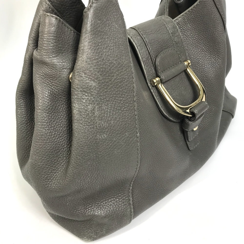 GUCCI Tote Bag 268747 leather Brown D-shaped ring Women Used