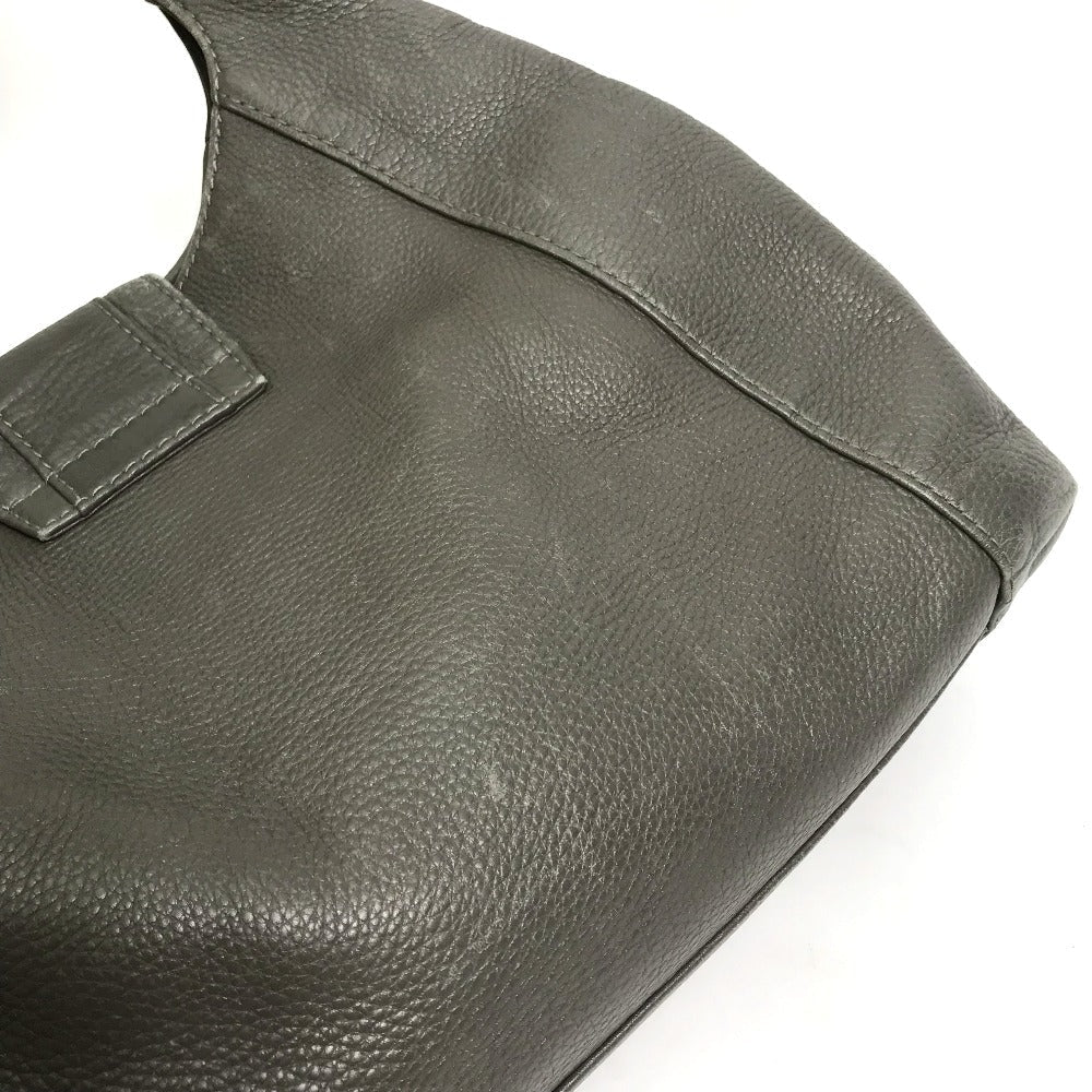 GUCCI Tote Bag 268747 leather Brown D-shaped ring Women Used