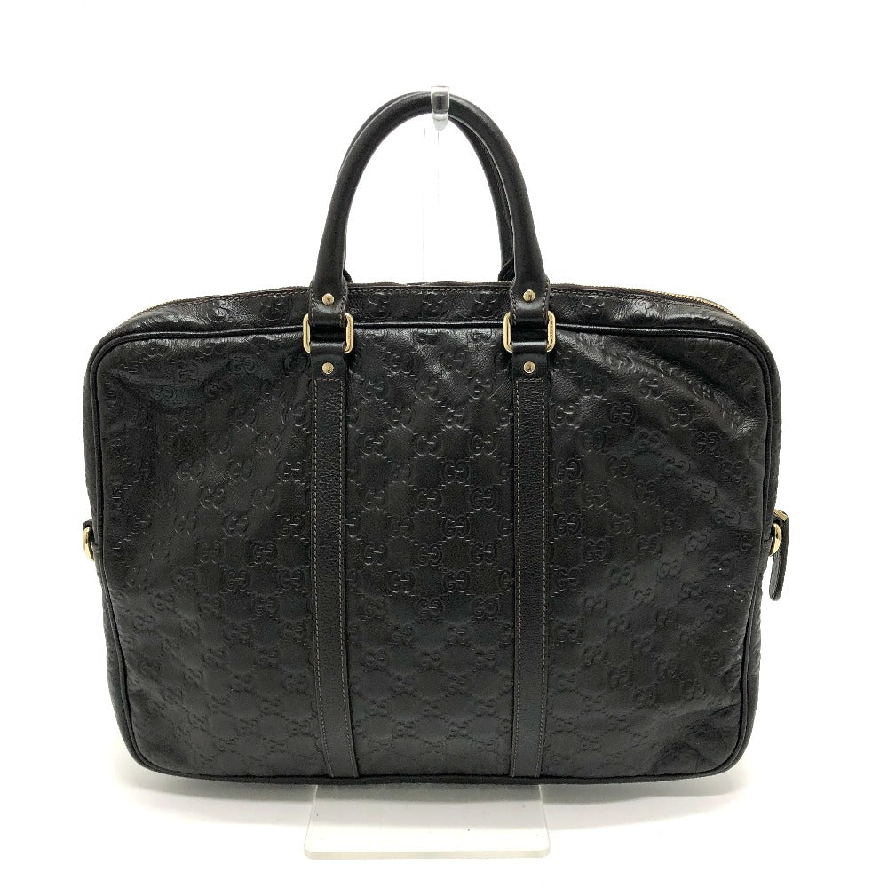 GUCCI Briefcase 201480 leather Brown Sima line Handbag mens Used