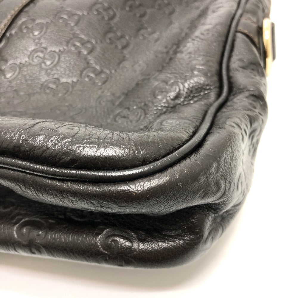 GUCCI Briefcase 201480 leather Brown Sima line Handbag mens Used