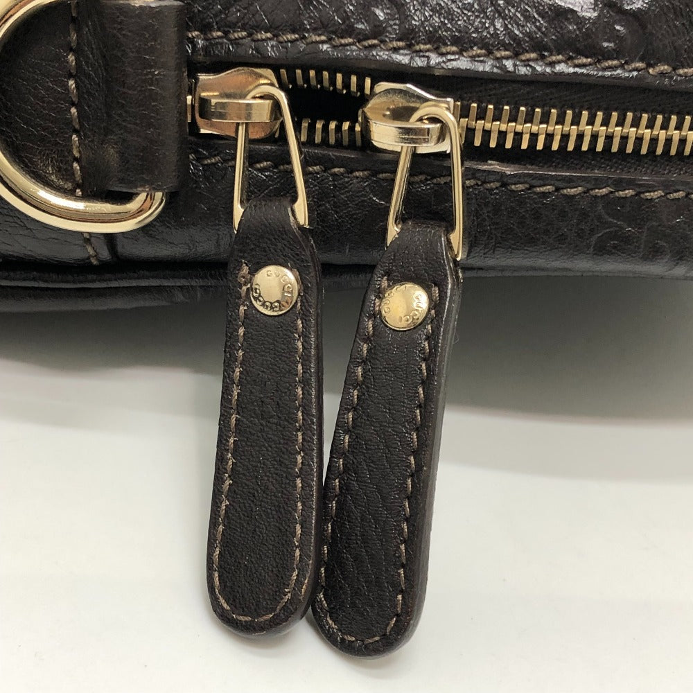 GUCCI Briefcase 201480 leather Brown Sima line Handbag mens Used