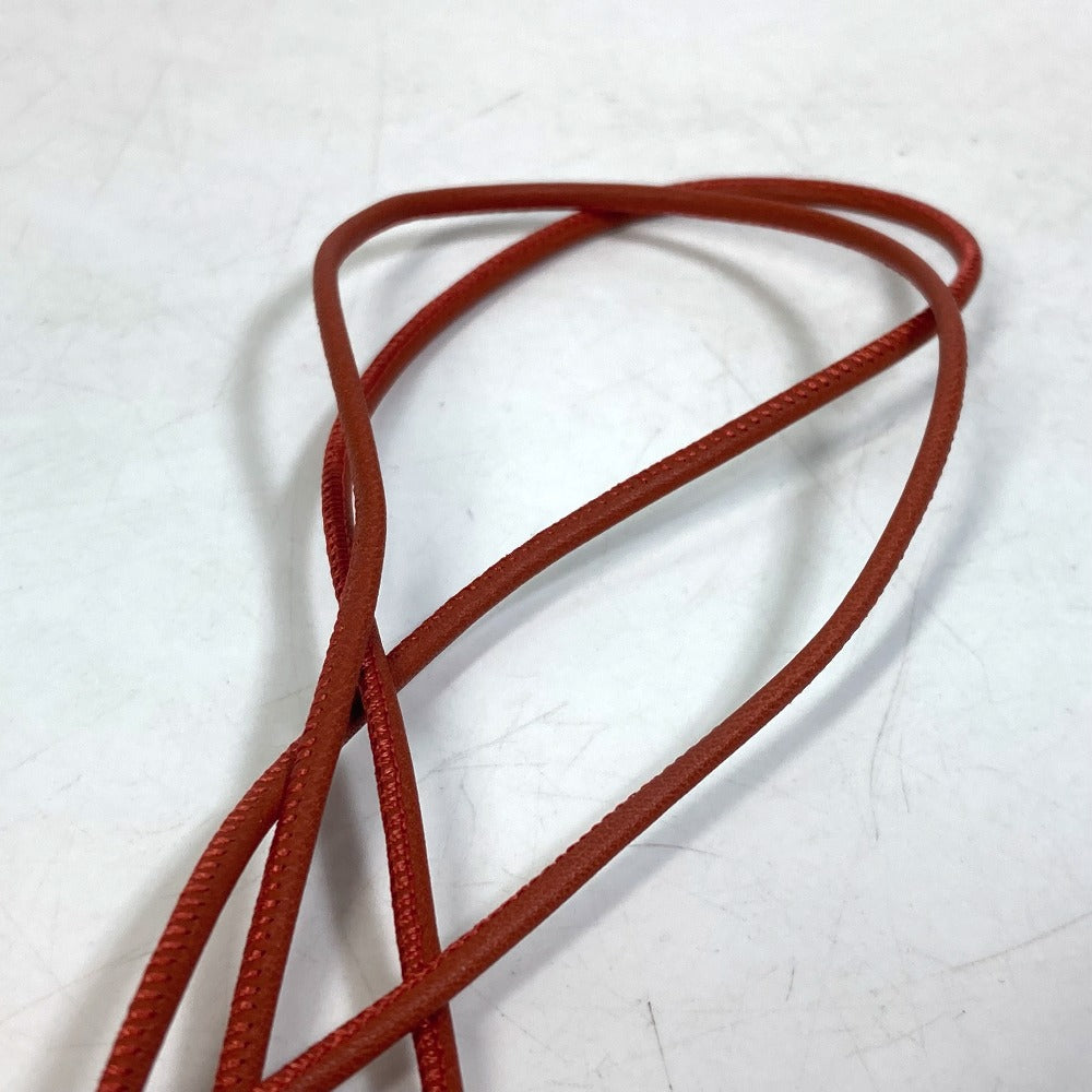 HERMES Necklace Swift Brown Fashion Accessories Mont Petit Kelly PM Women Used