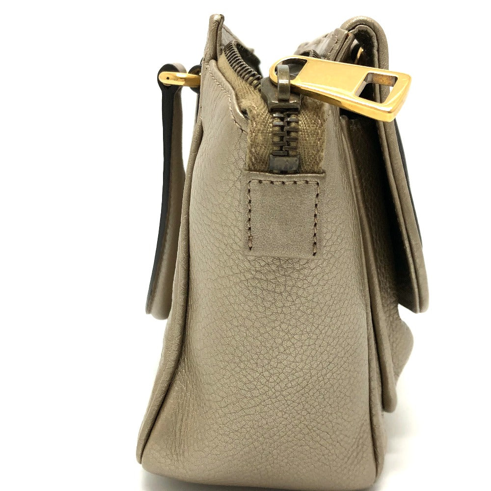GUCCI Handbag 282481 leather gold GG Double G Detail Women Used