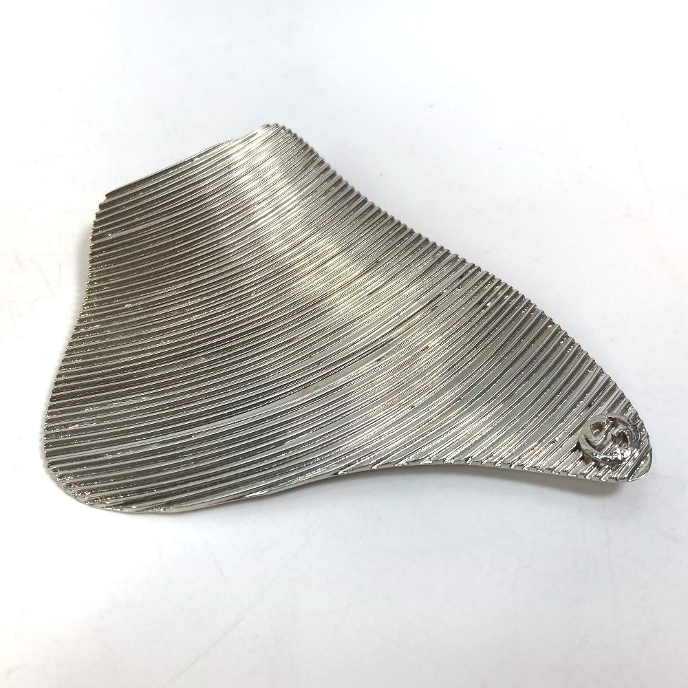 GUCCI Earring metal Silver Interlocking G Women Used