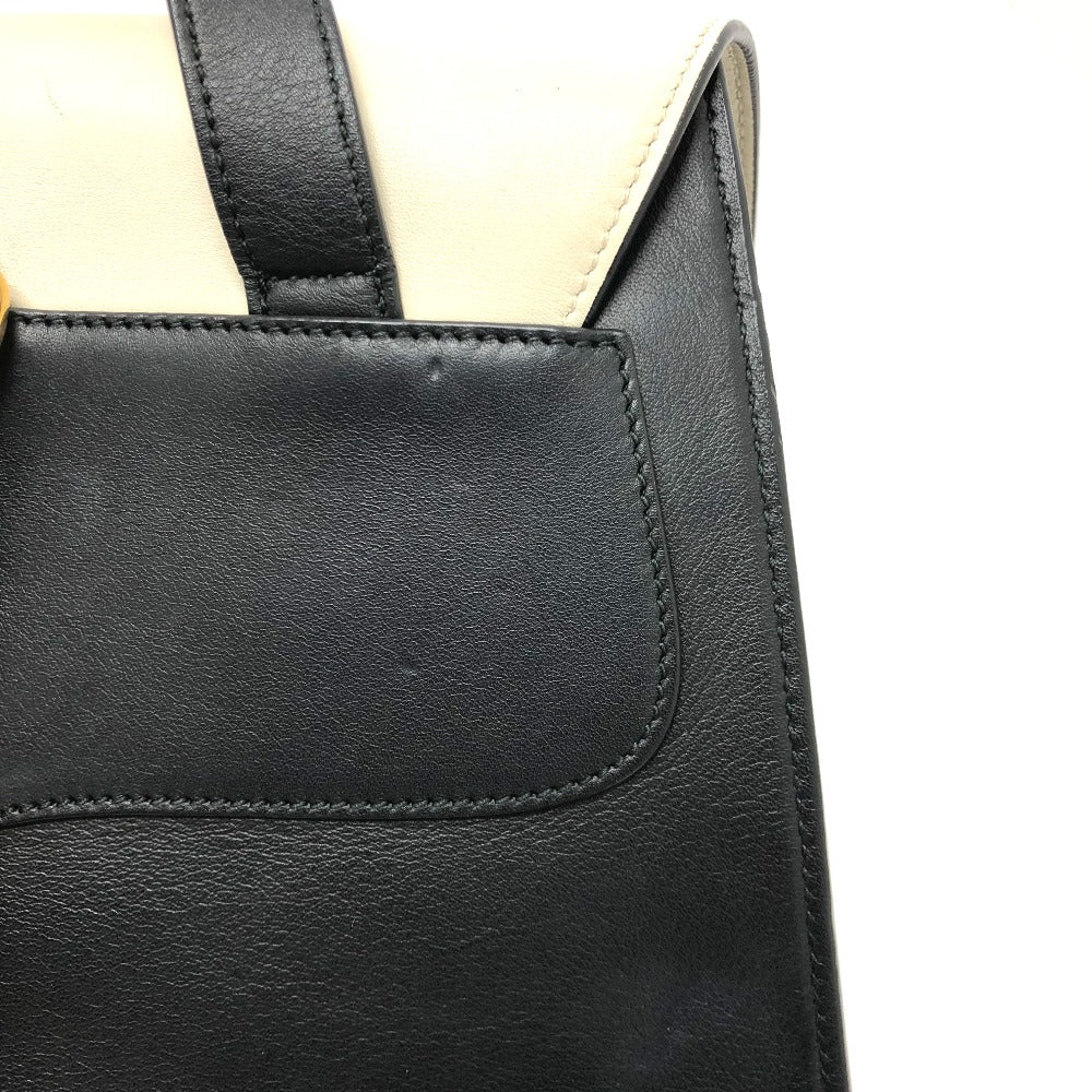 GUCCI Backpack 432266 leather black Studs Animalie Women Used