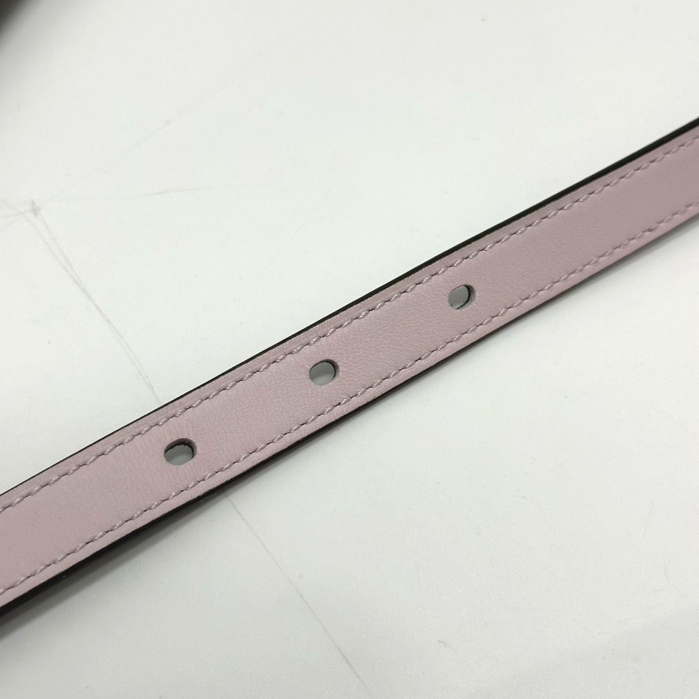 HERMES belt Vaux Swift, Epsom pink/khaki Cadena/fashion accessories Lucky 15 PM Women Used