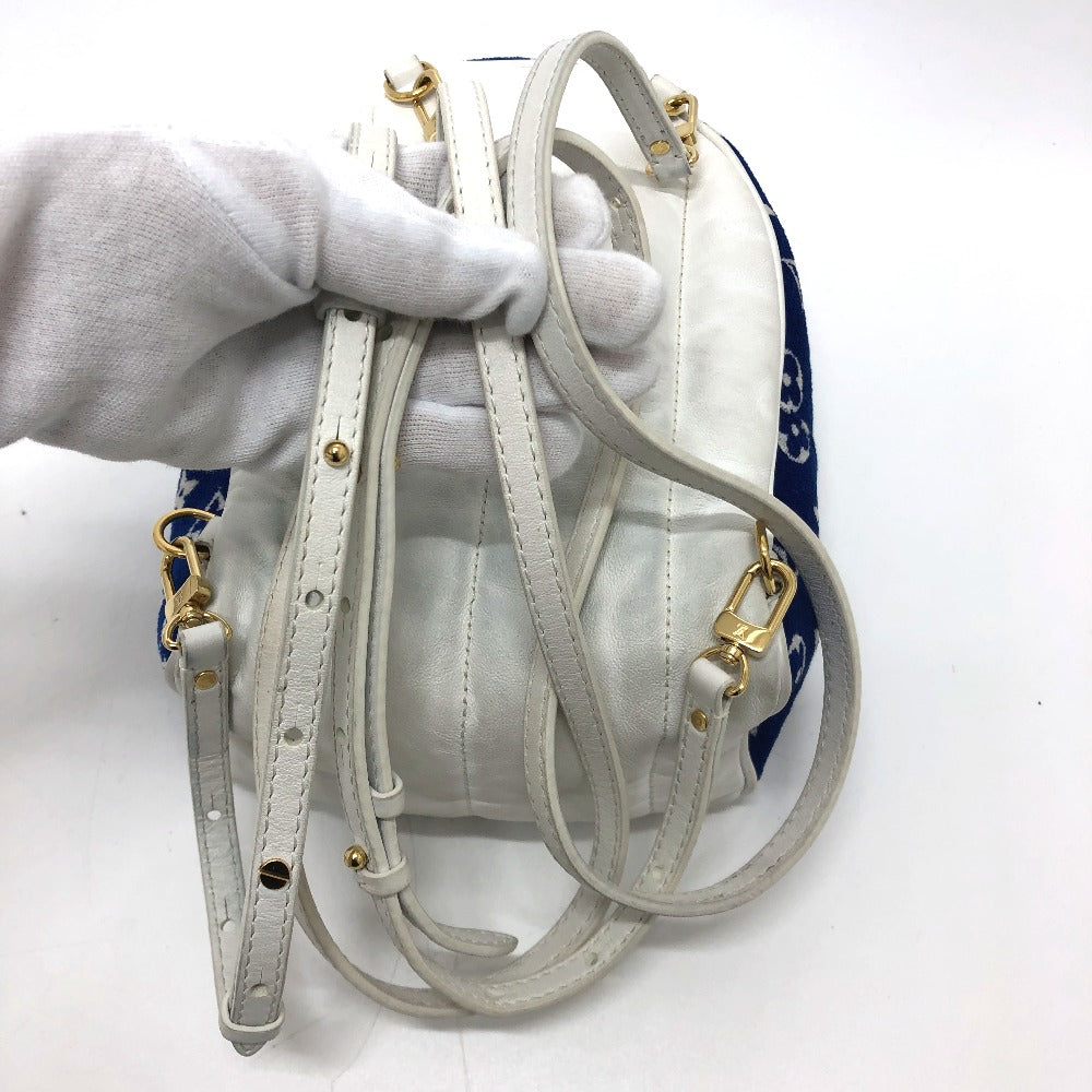 LOUIS VUITTON Backpack M46207 Jacquard , Monogram Jacquard blue Monogram jacquard Palm Springs Mini Women Used
