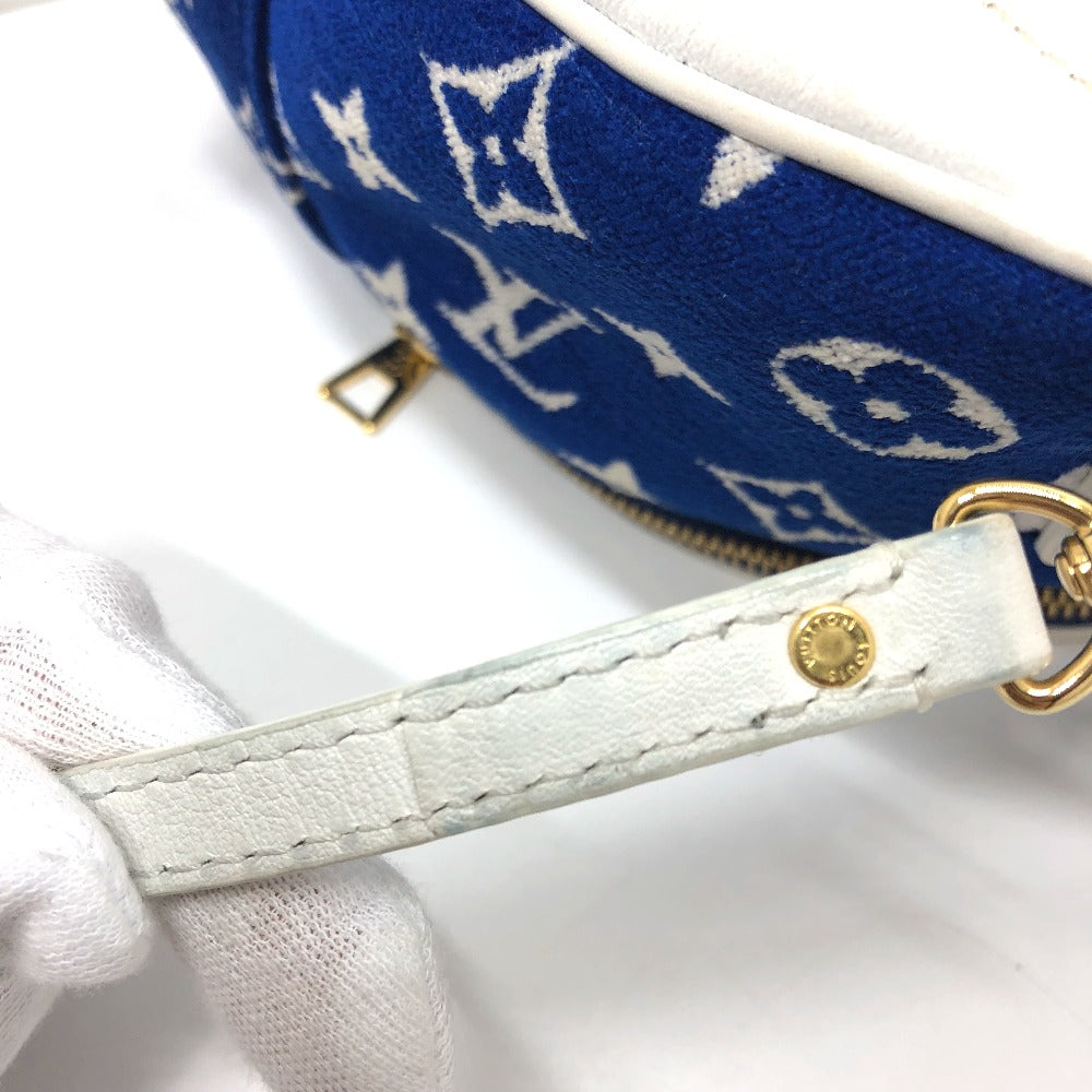LOUIS VUITTON Backpack M46207 Jacquard , Monogram Jacquard blue Monogram jacquard Palm Springs Mini Women Used