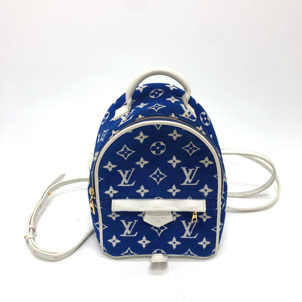 LOUIS VUITTON Backpack M46207 Jacquard , Monogram Jacquard blue Monogram jacquard Palm Springs Mini Women Used