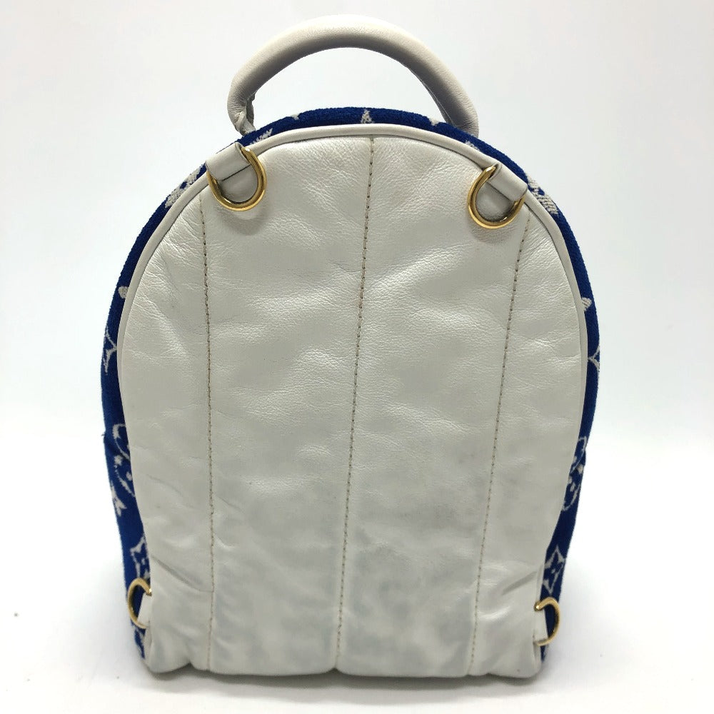 LOUIS VUITTON Backpack M46207 Jacquard , Monogram Jacquard blue Monogram jacquard Palm Springs Mini Women Used