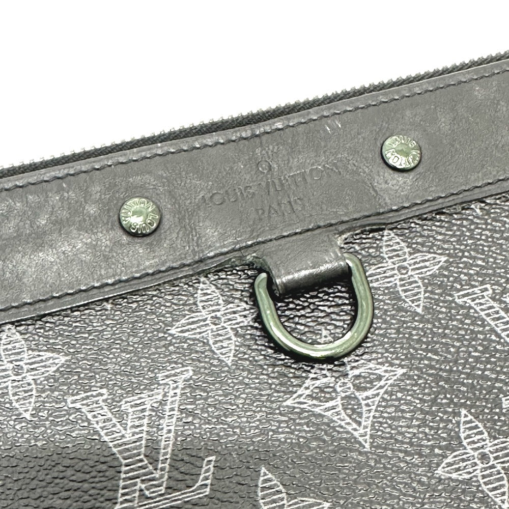 LOUIS VUITTON Clutch bag M52904 Monogram Eclipse Canvas black Bag Monogram Eclipse Pochette Apollo Vivienne mens Used