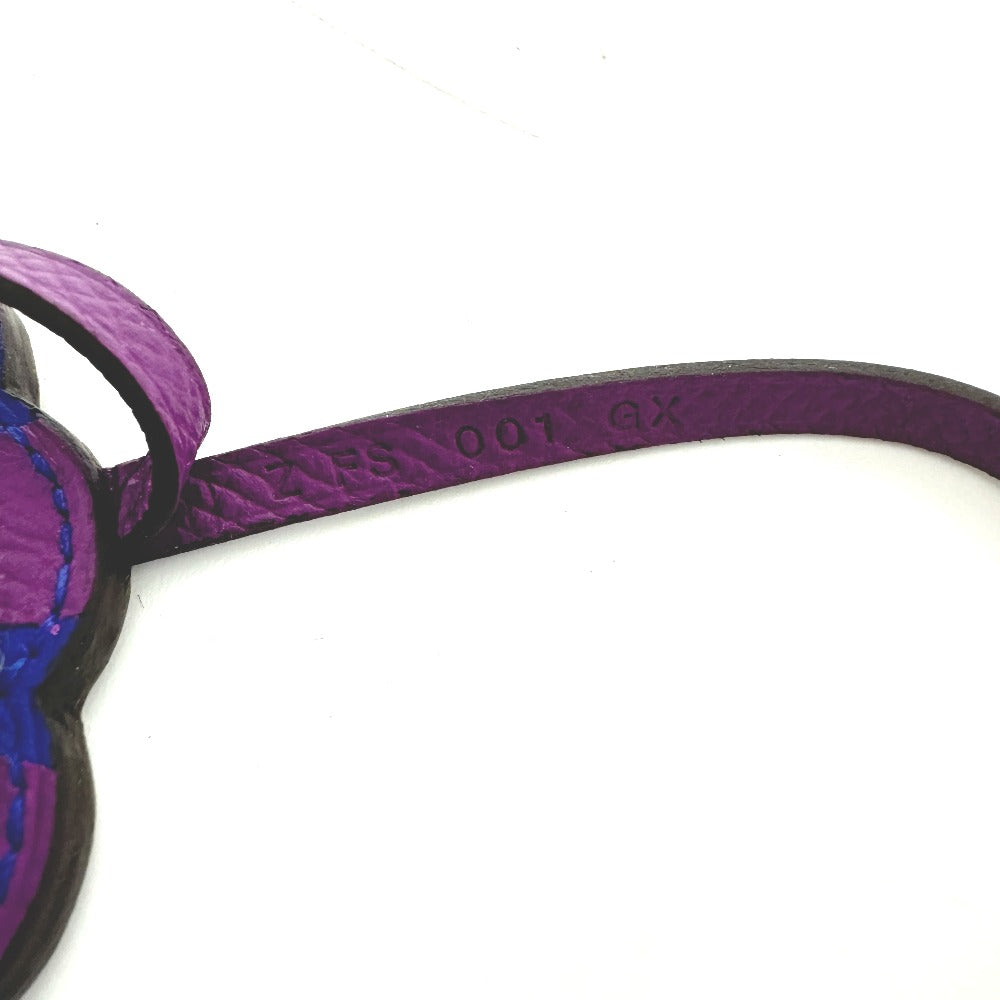 HERMES Bag charm Anyomilo / Epsom purple flour Limited to Omotesando Women Used