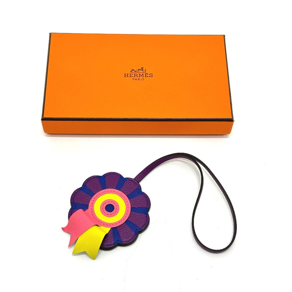 HERMES Bag charm Anyomilo / Epsom purple flour Limited to Omotesando Women Used