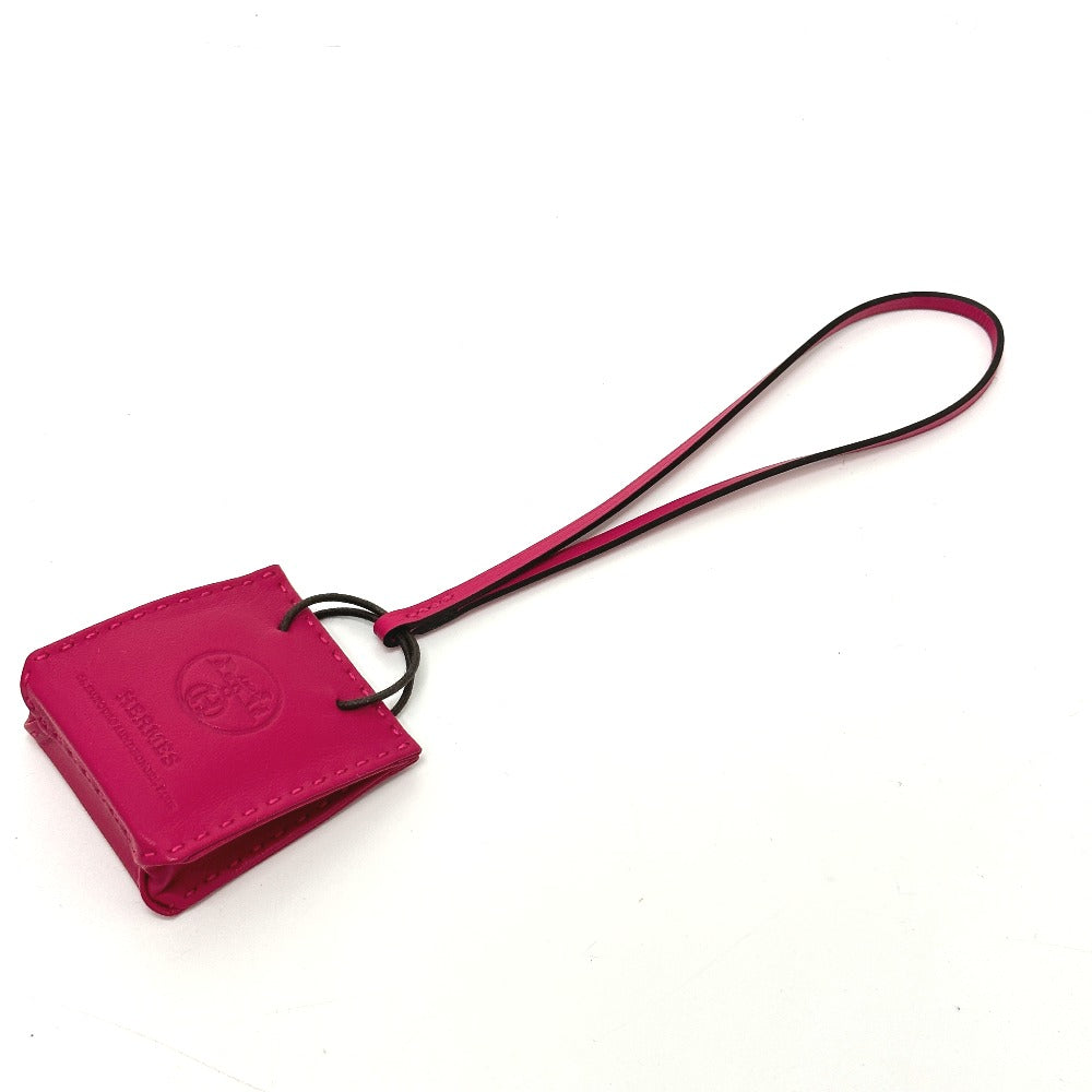 HERMES Bag charm Anyo Miro purple sack orange Women Used