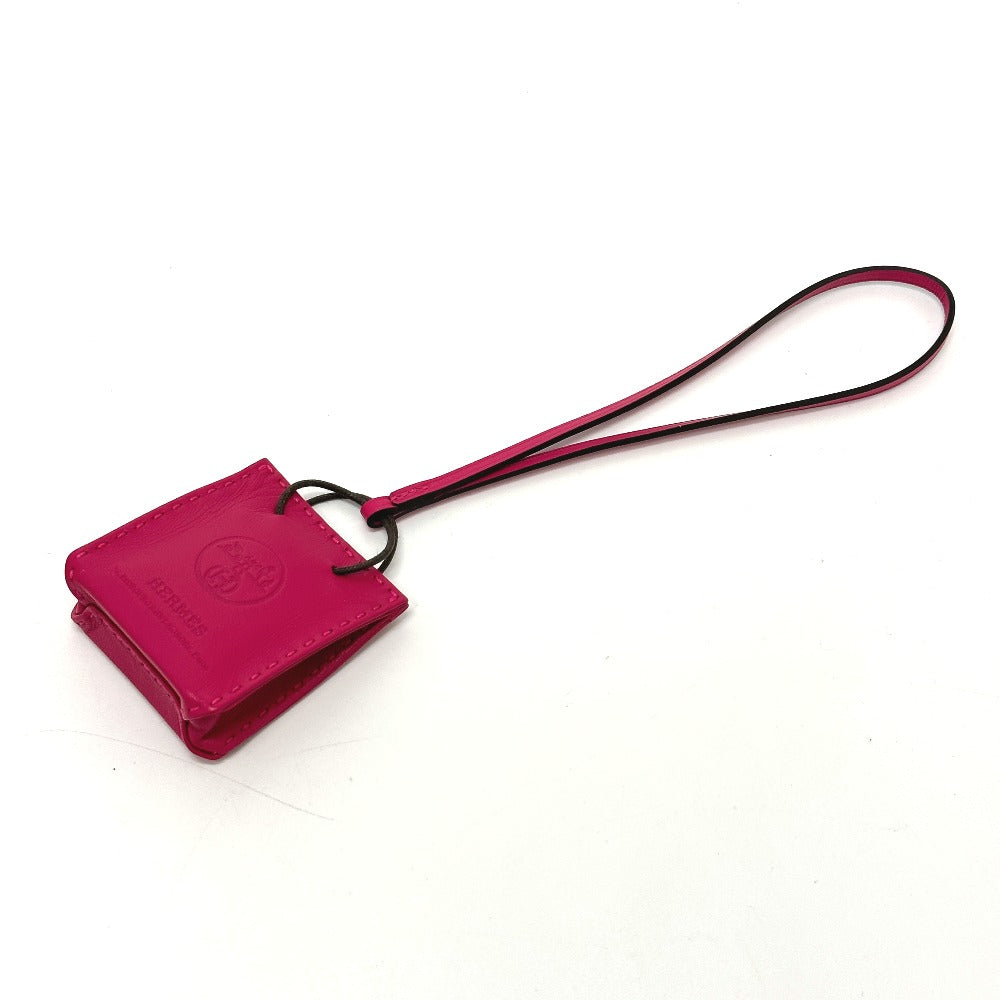 HERMES Bag charm Anyo Miro purple sack orange Women Used