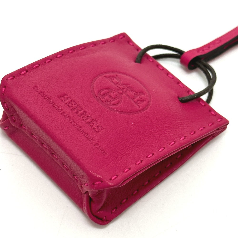 HERMES Bag charm Anyo Miro purple sack orange Women Used