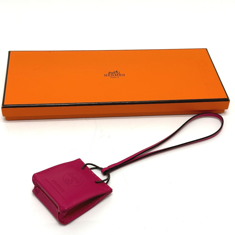 HERMES Bag charm Anyo Miro purple sack orange Women Used