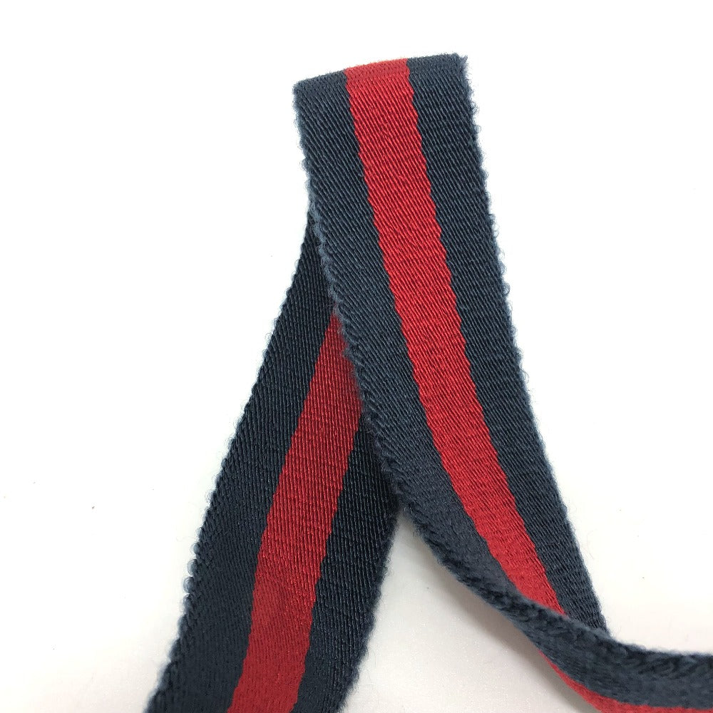 GUCCI Waist bag 28566 GG canvas / leather Red GG/logo Sling bag mens Used