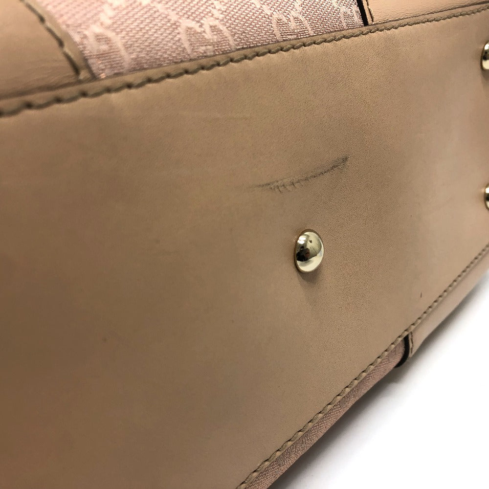 GUCCI Handbag 257067 GG canvas beige GG lame Lovely Women Secondhand