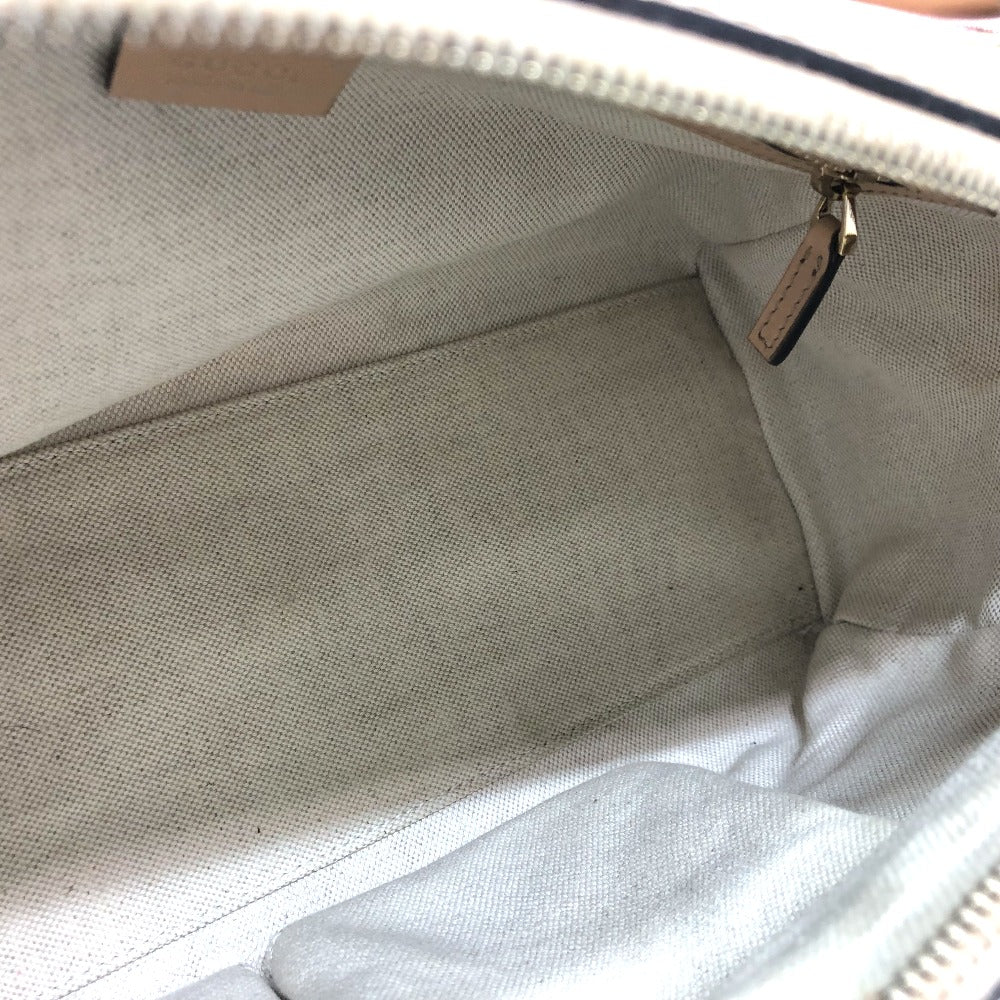 GUCCI Handbag 257067 GG canvas beige GG lame Lovely Women Secondhand