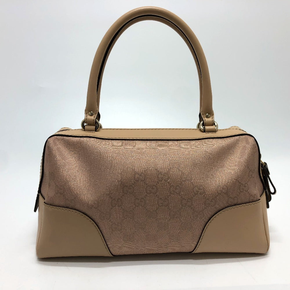 GUCCI Handbag 257067 GG canvas beige GG lame Lovely Women Secondhand
