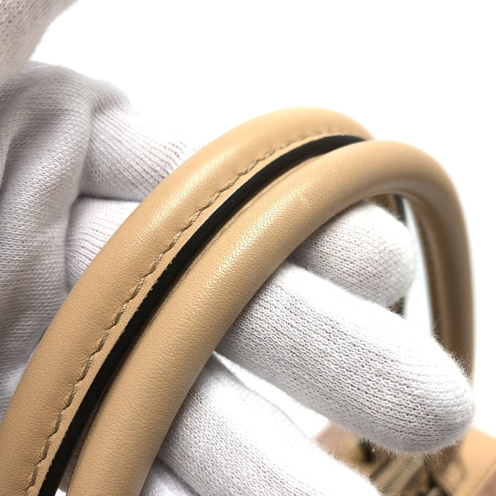 GUCCI Handbag 257067 GG canvas beige GG lame Lovely Women Secondhand